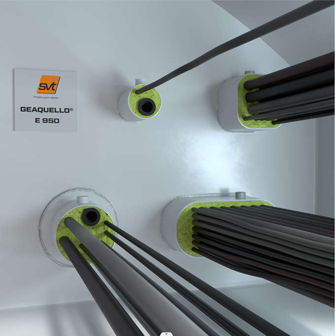 一種艦船和海上項(xiàng)目專用的多重管線貫穿密封防火系統(tǒng)GEAQUELLO? E950